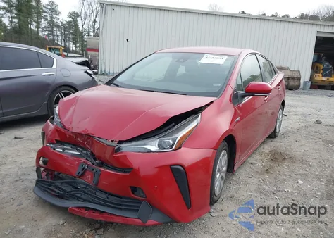 2021 Toyota Prius Le z USA, uszkodzony, nr VIN JTDKAMFU4M3148356